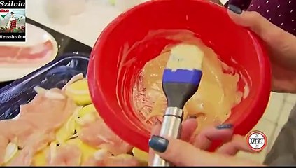 Péter Szabó Szilvia krumplis-baconos csirkét sütött az UFF-lányokkal_WMV V9