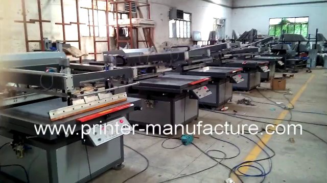 Flat Bed Screen Printing Machine Flat Screen Printer