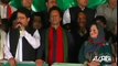 Pakistani TV Actress Laila Zuberi joins PTI at Azadi Dharna