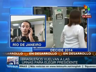 Miles de brasileños acuden a los centros de votación