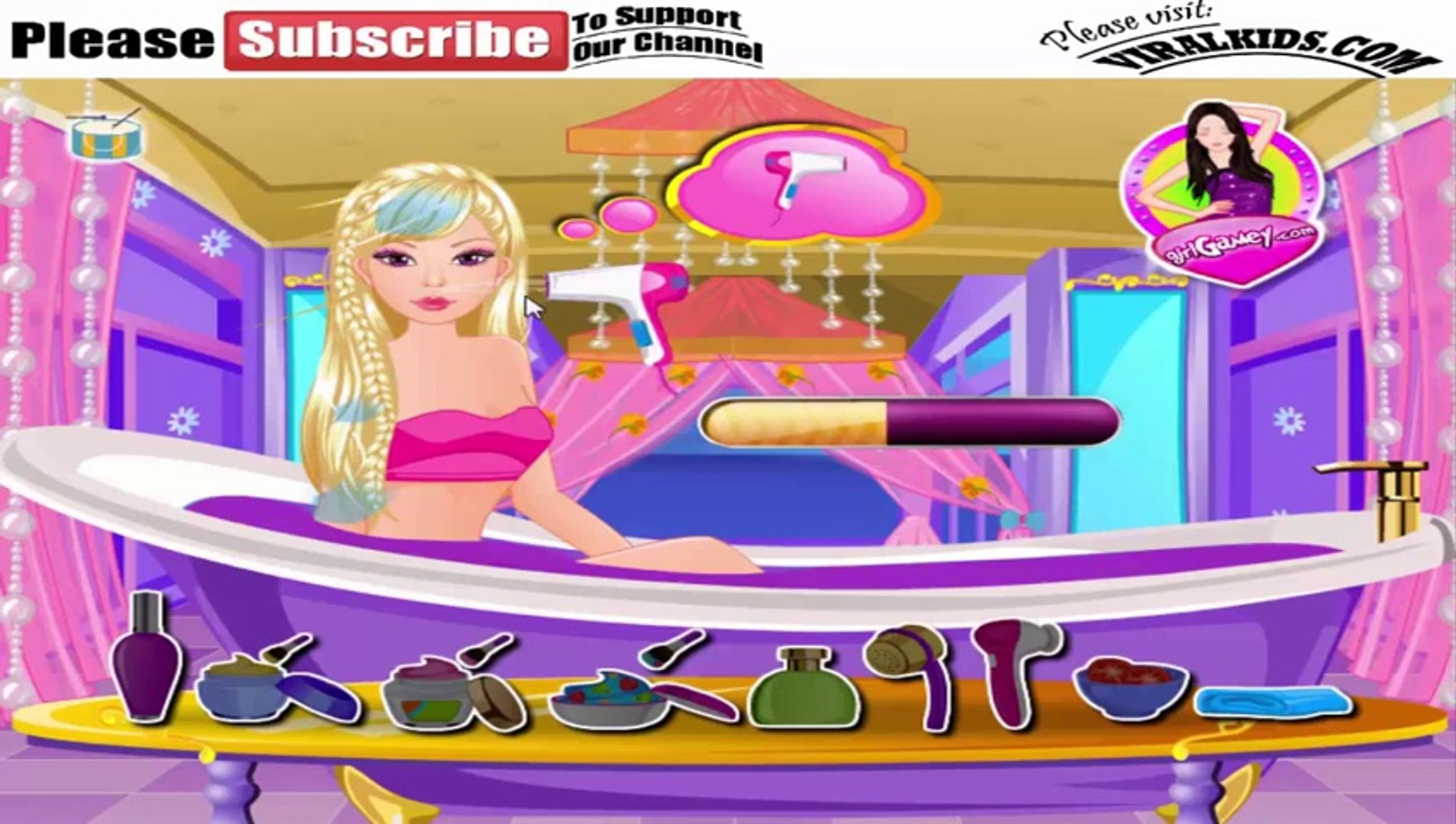 Barbie Games - Twin Spa Salon - Play Free Barbie Girls Games Online video Dailymotion