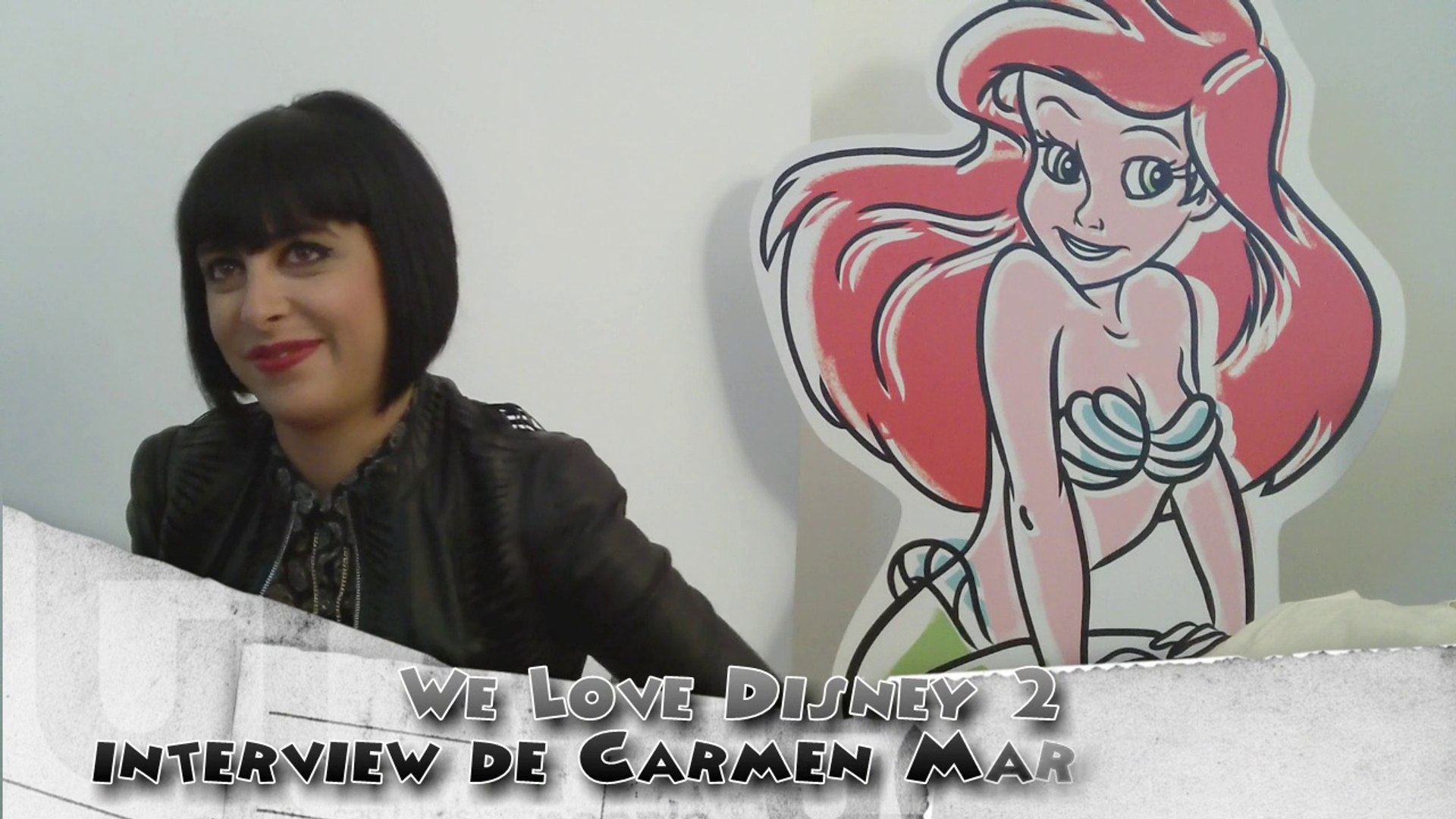 We Love Disney 2 - Interview de Carmen Maria Vega - Vidéo Dailymotion