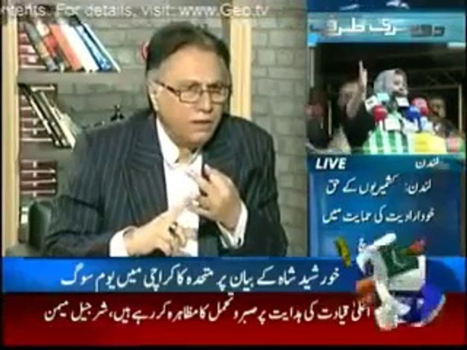 Mere Mutabiq with Hassan Nisar - 26th October 2014