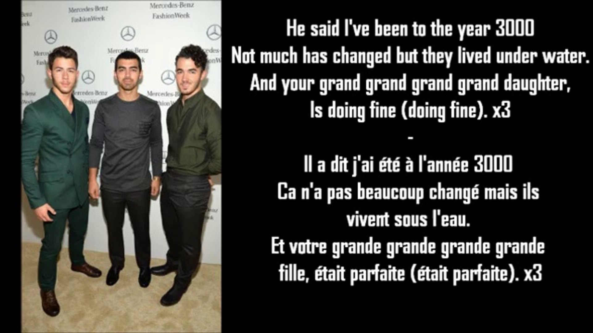 Jonas Brothers - Year 3000 (Paroles / Lyrics) - Vidéo Dailymotion