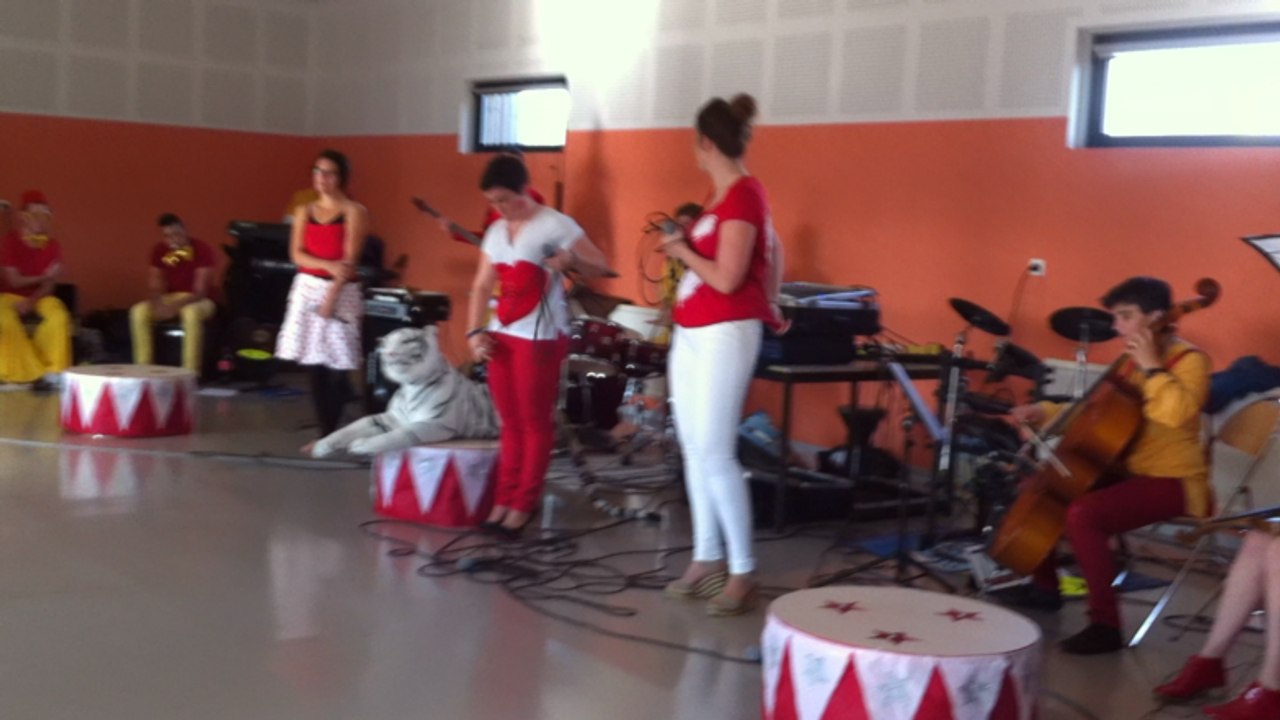 Répétitions pour le spectacle d'A portée d'choeur