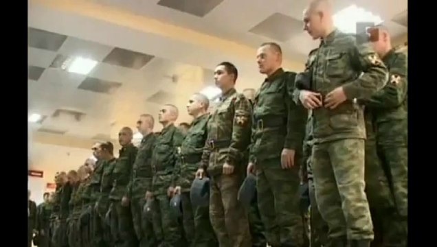 russian army recruits clipper shaved