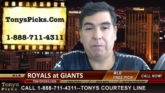 MLB Free Pick Prediction San Francisco Giants vs. Kansas City Royals World Series Game 5 Odds Preview 10-26-2014