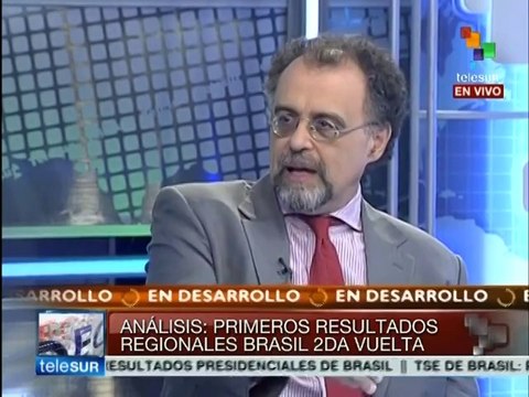 Elección estatal no define la presidencial en Brasil: analista
