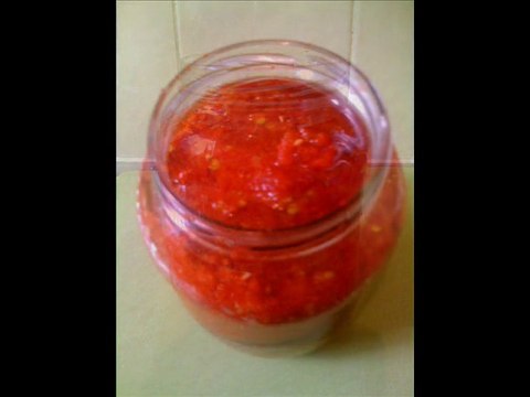 harissa fraiche piquant fait maison - Traiteur « K » Boukha Bar