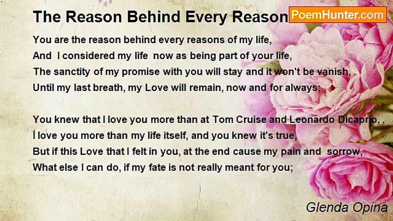 Glenda Opina - The Reason Behind Every Reasons