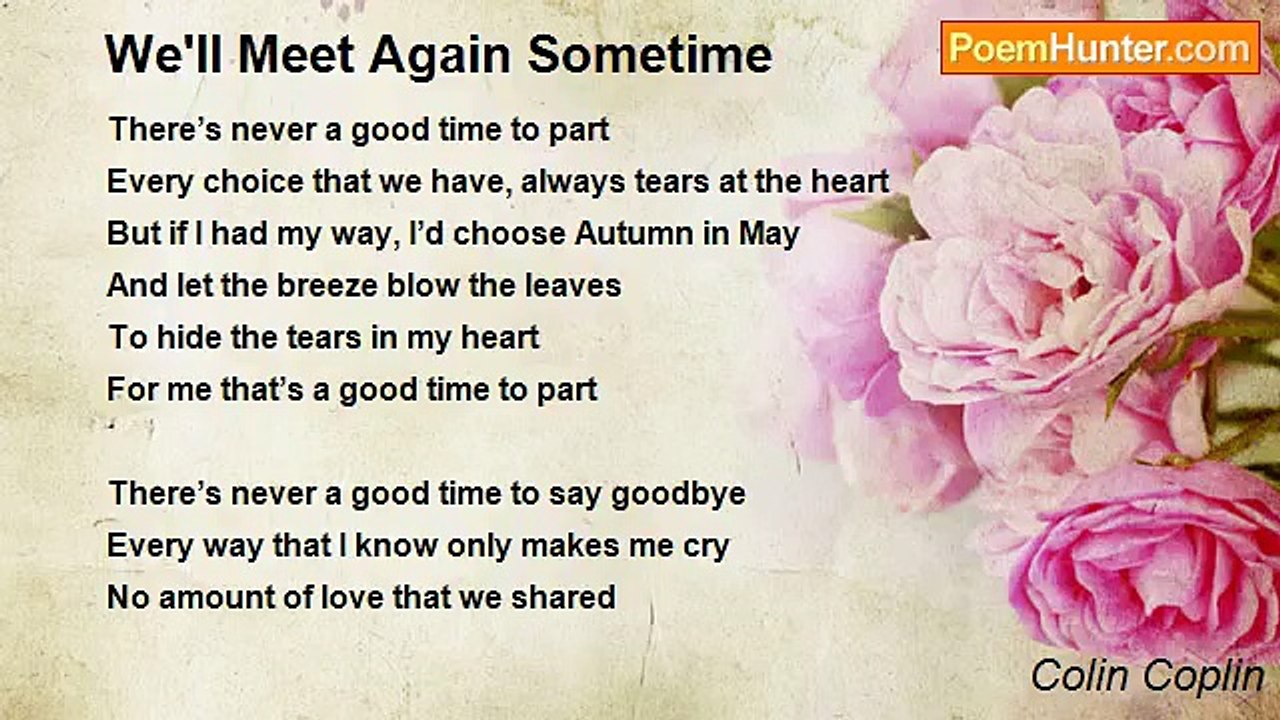 Colin Coplin - We'll Meet Again Sometime