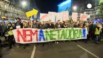 دومین تظاهرات در اعتراض به قانون مالیات بر اینترنت در بوداپست برگزار شد