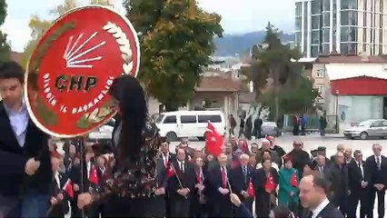 CHP ADD Türk Kadınlar Birliği Bilecik 29 Ekim Çelenk Koyma (2014)