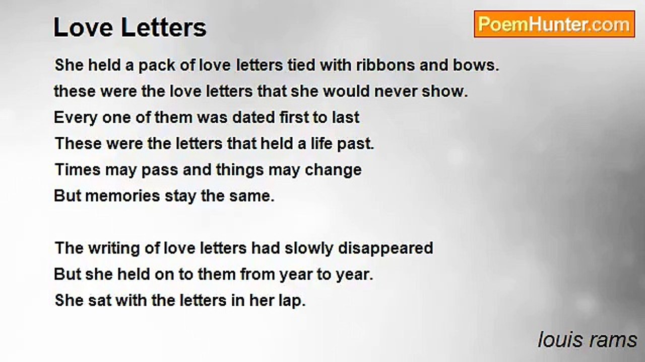 louis rams - Love Letters