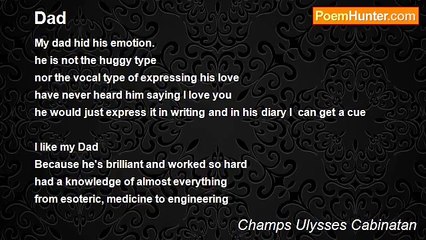 Champs Ulysses Cabinatan - Dad