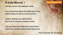 Prof Niamat Ali Murtazai - O Cold Bloved  !