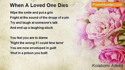 Kolabomi Adeko - When A Loved One Dies