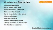 Shiela Marie Anunciacion - Creation and Destruction