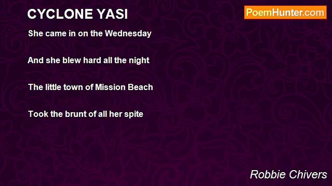 Robbie Chivers - CYCLONE YASI