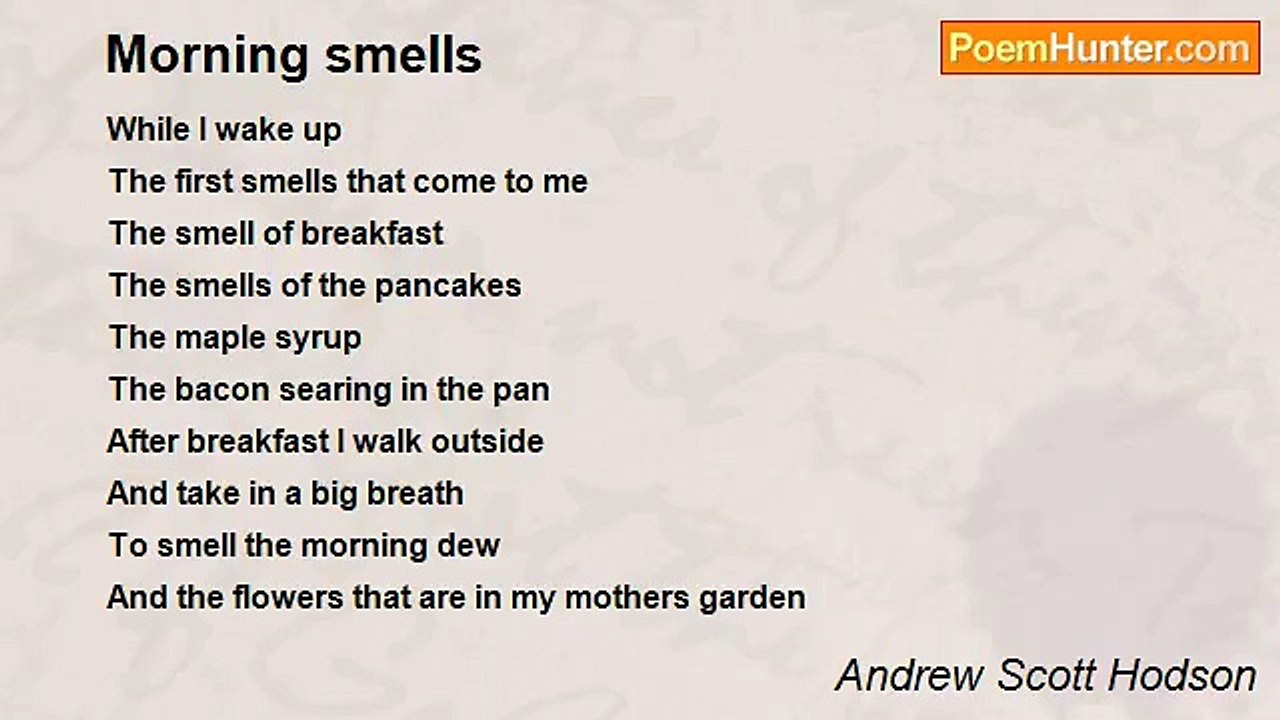 Andrew Scott Hodson - Morning smells
