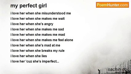 sachin don - my perfect girl