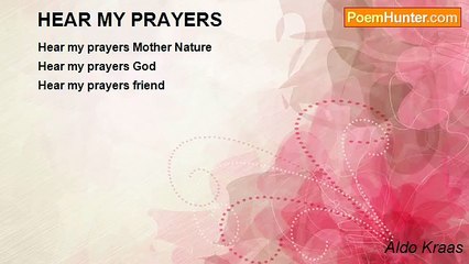 Aldo Kraas - HEAR MY PRAYERS