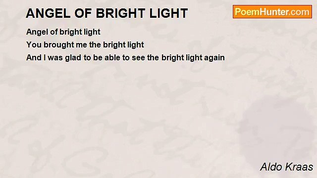 Aldo Kraas - ANGEL OF BRIGHT LIGHT