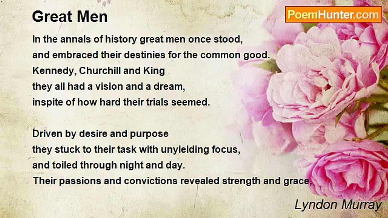 Lyndon Murray - Great Men