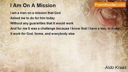 Aldo Kraas - I Am On A Mission