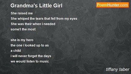 tiffany taber - Grandma's Little Girl