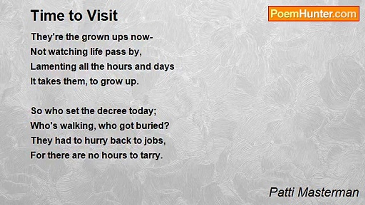 Patti Masterman - Time to Visit