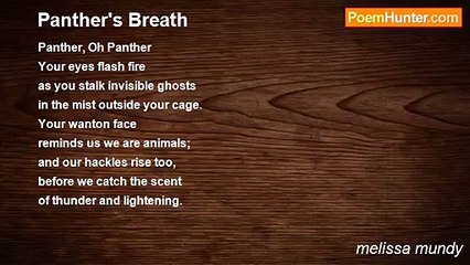 melissa mundy - Panther's Breath