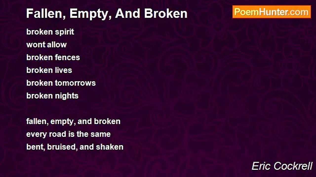 Eric Cockrell - Fallen, Empty, And Broken