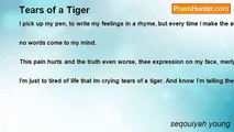 seqouiyah young - Tears of a Tiger