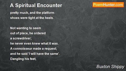 Buxton Shippy - A Spiritual Encounter