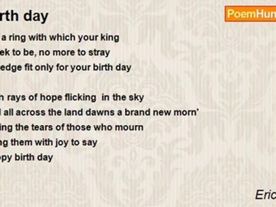 Eric Ekinde - Birth day