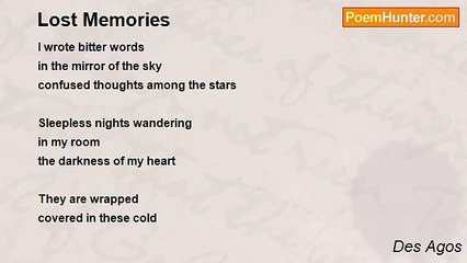 Des Agos - Lost Memories