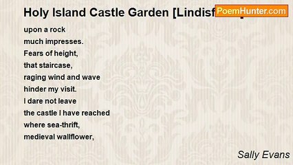 Sally Evans - Holy Island Castle Garden [Lindisfarne]