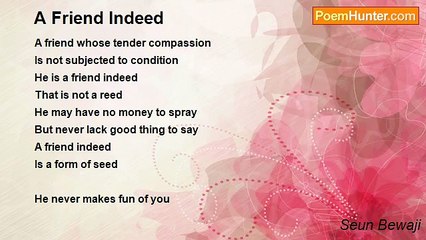 Seun Bewaji - A Friend Indeed