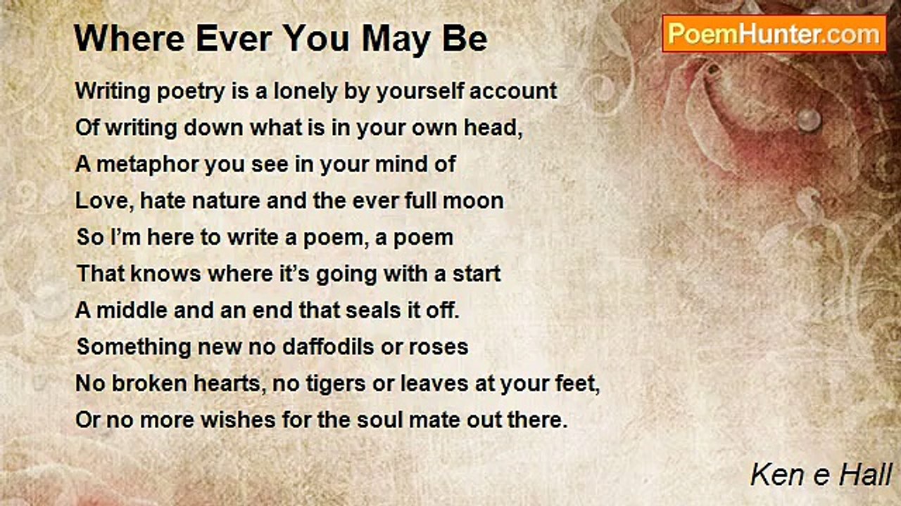 Ken e Hall - Where Ever You May Be