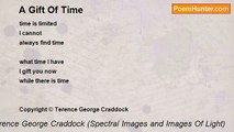 Terence George Craddock (Spectral Images and Images Of Light) - A Gift Of Time