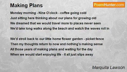 Marquita Lawson - Making Plans