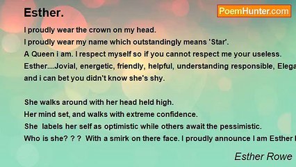 Esther Rowe - Esther.