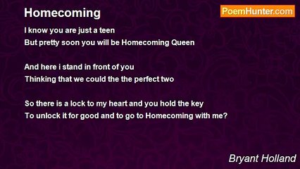 Bryant Holland - Homecoming