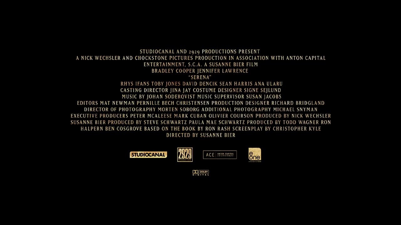 Serena | official Trailer US (2014) Jennifer Lawrence Bradley Cooper