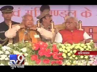 Manohar Lal Khattar takes charge as Haryana's first BJP Chief Minister - Tv9 Gujarati