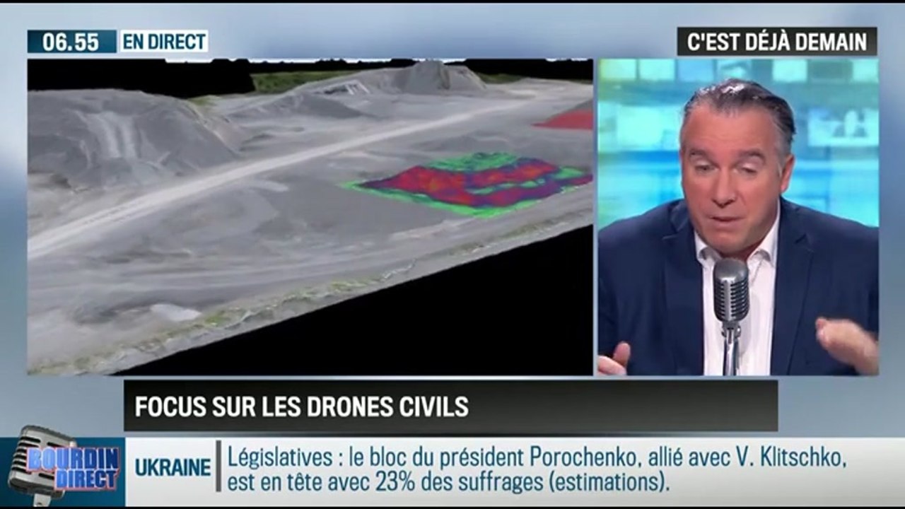 La chronique de Frédéric Simottel : Les drones civils, une industrie qui se développe - 27/10