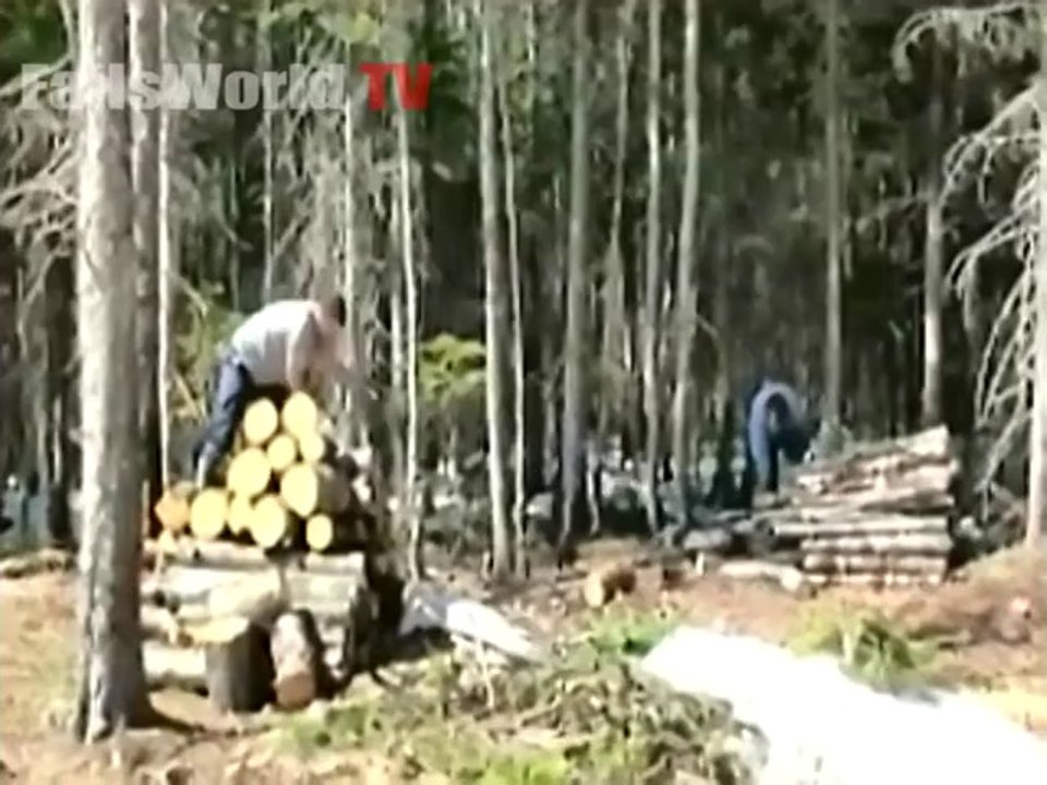 [+18 ~ Sexy Funny Girl]Log throwing fail - Fails World