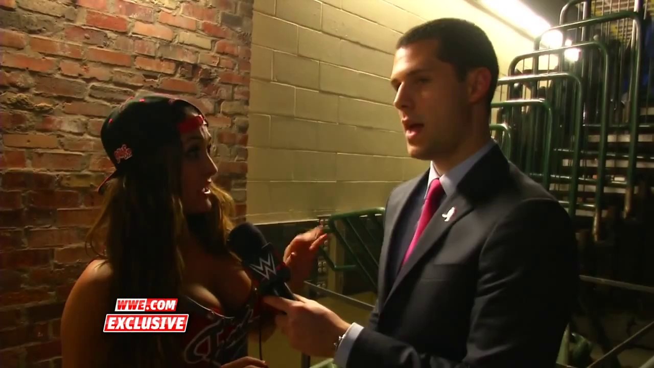 Brie Bella Nikki Bella Backstage Segment