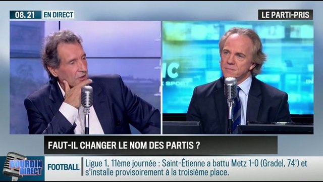 Le parti pris d'Hervé Gattegno : Plutôt que de changer de nom, les partis devraient changer d'époque ! - 27/10